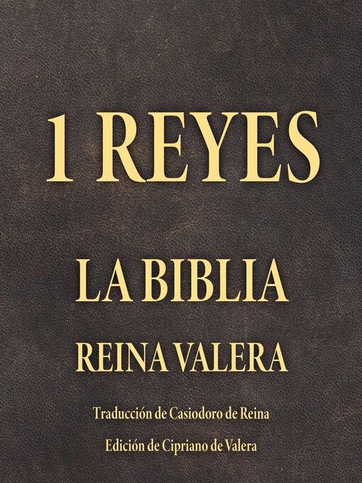 Title details for 1 Reyes by Casiodoro de Reina - Available
